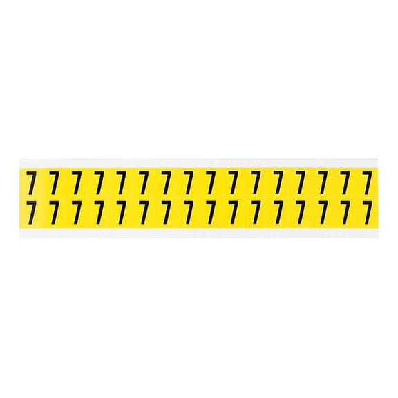 Brady Carded Numbers and Letters,7,PK32 3420-7