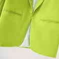 thumbnail image 4 of TKLPEHG Work Blazer for Women 2025 Spring Fall Business Casual Cardigan Blazers Shawl Collar Slim Long Sleeve Suit Jacket (Green,L), 4 of 5