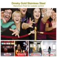 thumbnail image 3 of Stainless Steel Stanchion Post Queue 5 ft Red Velvet Rope Red Carpet Ropes and Poles Crowd Control Barriers Sand Injection Hollow Base and Velvet Rop, 3 of 7