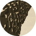 thumbnail image 1 of Ahgly Company Machine Washable Indoor Round Transitional Camel Brown Area Rugs, 5' Round, 1 of 7