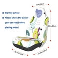 thumbnail image 2 of Lsque Orange Green Avocado Pattern Car Seat Covers for Front Seats , Waterproof Seat Covers for Cars, Sporty Front Seat Covers,Car Seat Cover Protector Front Seats, 2 of 5