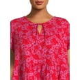 thumbnail image 4 of Terra & Sky Women's Plus Swing Tiered Top, 4 of 5