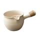 thumbnail image 5 of Tetera de cerámica china, tetera con colador de té, jarra de leche, tetera de porcelana Grande Blanco, 5 of 9