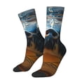 thumbnail image 1 of Fotbe Realistic Cute Sea Turtle Calcetas Largas con Estampado para Hombre y Mujer – Calcetas de Compresión Transpirables y Elásticas, Viajar y Uso Diario Talla 5-11, 1 of 6