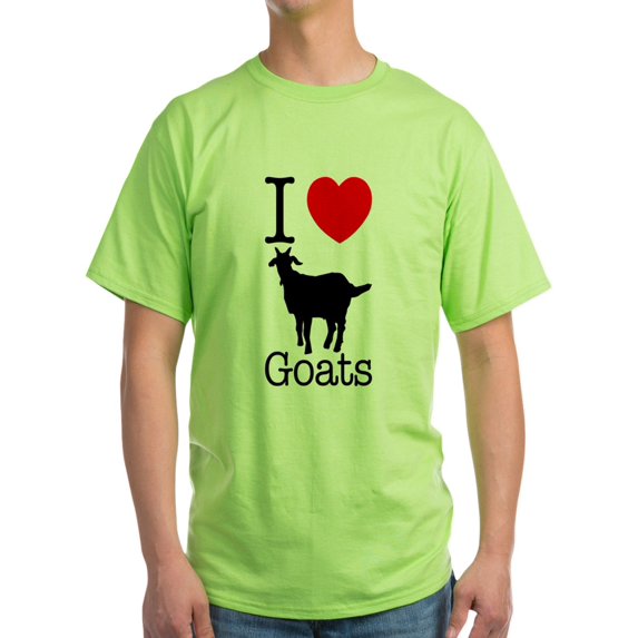 CafePress - I Heart Goats Light T Shirt - Light T-Shirt - CP