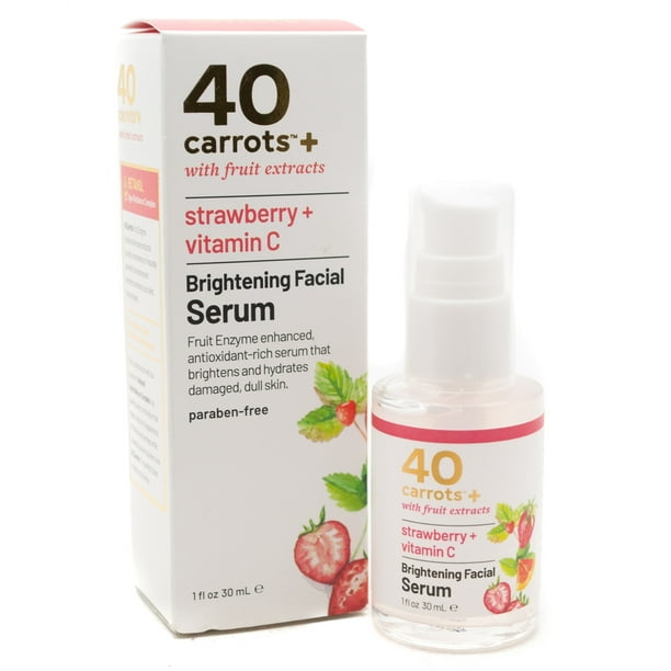40 Carrots Carrot + strawberry + vitamin C BRIGHTENING FACIAL SERUM