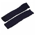 thumbnail image 2 of Cyglowse Women Winter Warm Leg Warmers Thick Fleece Lined Leg Warmers Cable Knit Boot Socks for Skating Daily Wear 1 Pair, 2 of 3