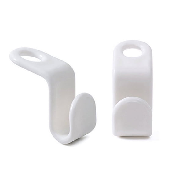 50PCS Clothes Hook Hanger Hooks Space Saving Closet Connector Organizer Closet Organizer,Space Saving Hanger Hooks(White)