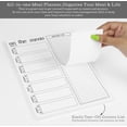 thumbnail image 3 of Inkdotpot Weekly Meal Planner Notepad 7"x10 , "On The Menu" Magnetic Meal Planning Pad with Tear Off Grocery Shopping List for Fridge- Kitchen & Home - 54 Sheets -5H, 3 of 8