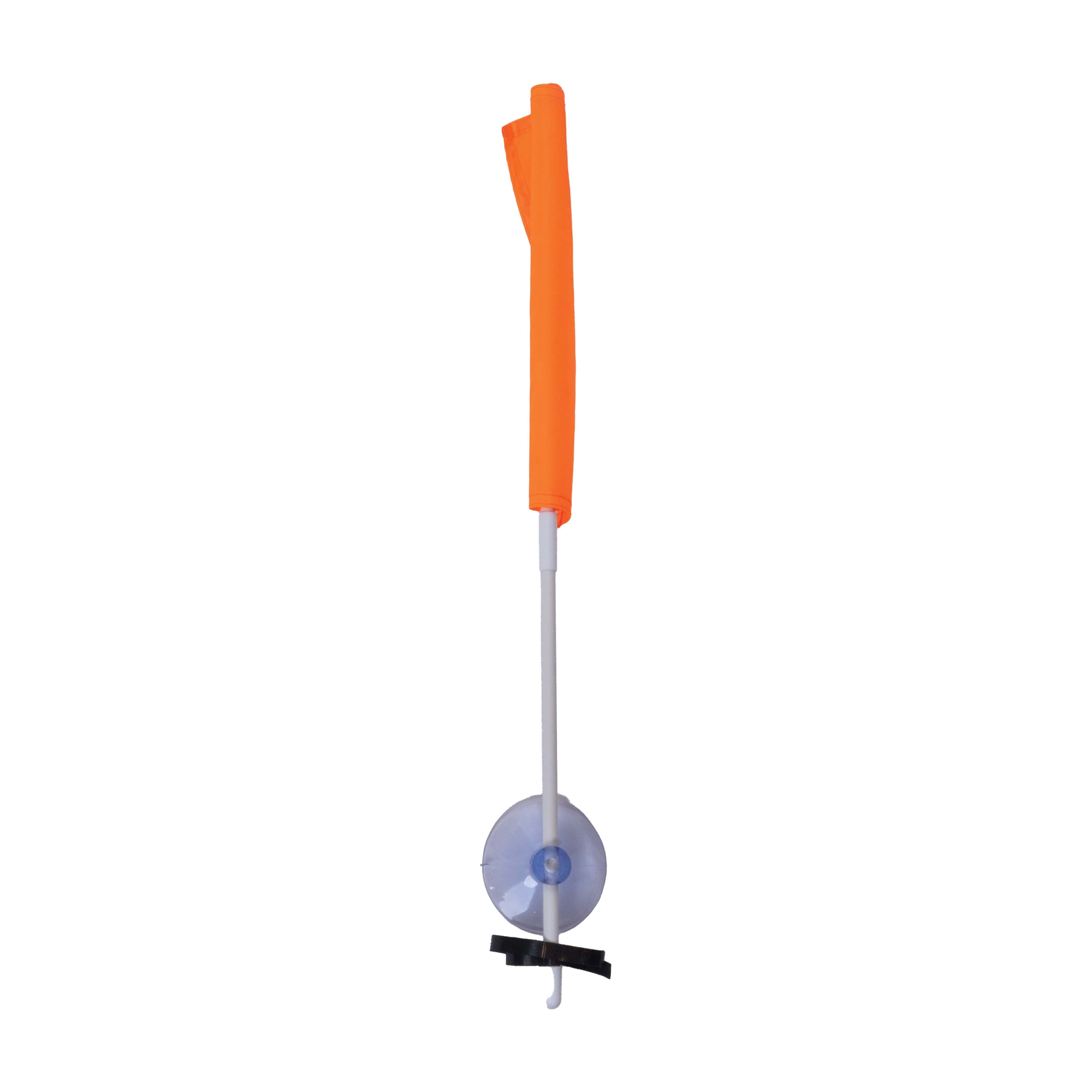 Ozark Trail 2-Foot Fold-Up Boater's Safety Flag with Suction Cup Mount, Orange