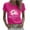 Z1-Hot Pink-breast cancer shirts for women, variant on Yourumao Womens Breast Cancer Shirts Short Sleeve Pink Ribbon Graphic Tees Crewneck Plus Size Breast Cancer Awareness Survivor Shirt