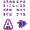 thumbnail image 5 of Cortadores de Letras Sincero para Fondant Juego de 40 Piezas, 5 of 5