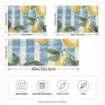 thumbnail image 2 of Yayeee Pillowcase Standard Size Set of 2 Satin Wrinkle Resistant Pillow Case, Retro Lemon Leaves, 2 of 7