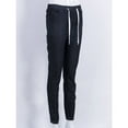 thumbnail image 3 of Womens Elastic Waist Pencil Stretch Denim Skinny Drawstring Jeans Pants Trousers, 3 of 5