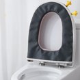 thumbnail image 5 of Cubierta de asiento de inodoro de pato amarillo lindo asiento de inodoro de dibujos animados suave felpa lavable duradera, 5 of 5