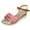 Pink, variant on XIAQUJ Women Lightweight Colorblock Knot Decor Espadrille Sandals Vacation Faux Suede Ankle Strap Wedge Sandals for Summer Sandals for Women 2024 Pink 6.5