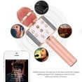 thumbnail image 4 of ws858 Karaoke Player Wireless BT Condenser Microphone Speaker Recording Singing Live Microphone 1200mAh Rechargeable Battery, 4 of 8