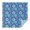 Geometric Flower and, variant on Geometric Flower and Dot Blue Pattern Square Tablecloth, Waterproof Wipeable Spillproof Washable Table Cover for Home Kitchen Party and Daily Decor 60"x60"