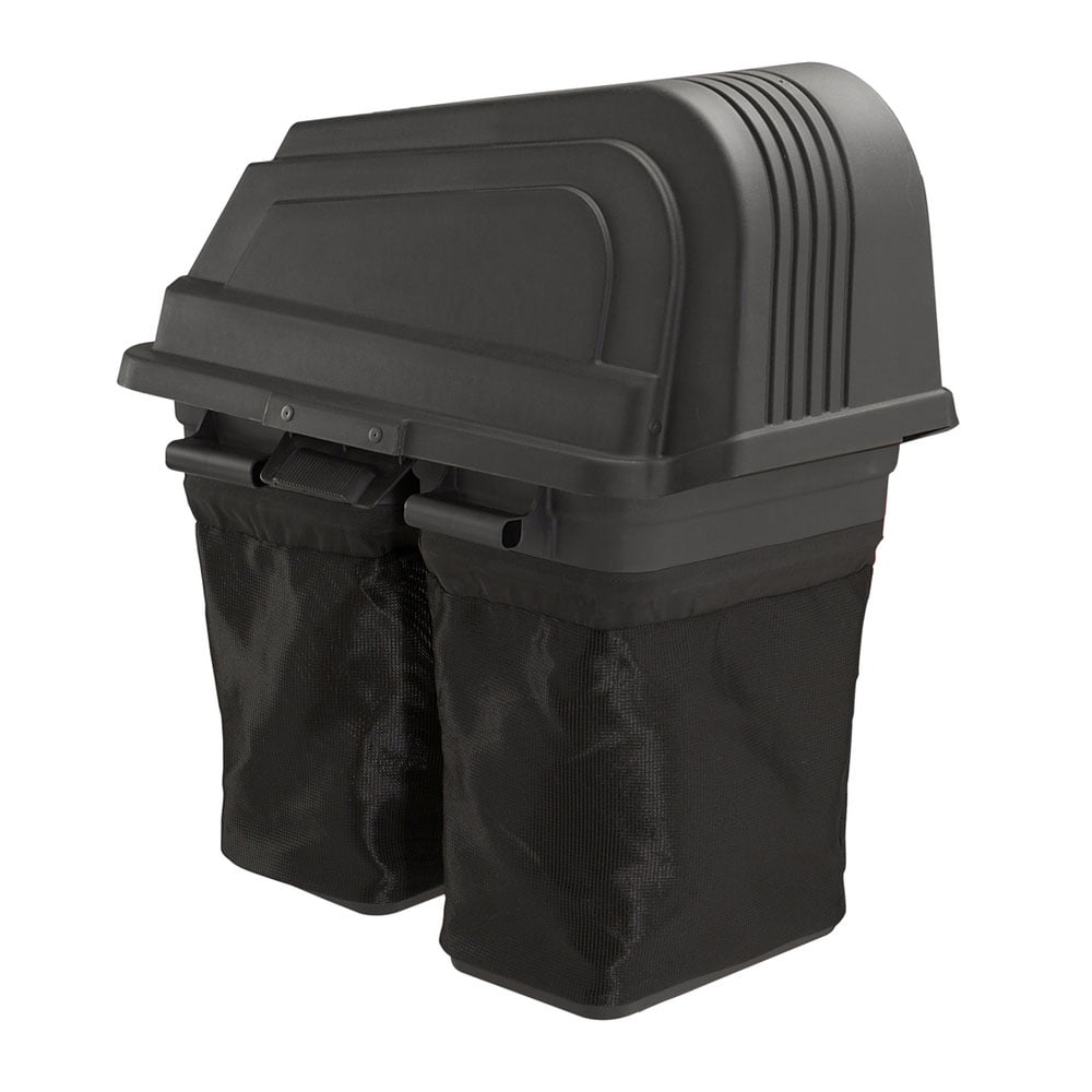 42 in. 2-Bin Soft-Sided Lawn Mower Bagger
