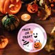 thumbnail image 5 of Juego de vajilla desechable de Halloween, platos de papel de calabaza fantasma linda, servilletas, artículos de fiesta de Halloween, 5 of 6