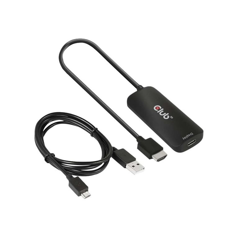 Club 3D Adaptateur actif HDMI vers USB Type-C 4K60Hz M/F Noir