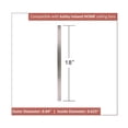 thumbnail image 2 of Emerson Kathy Ireland Home Ceiling Fan Downrod, 18 Inch, Antique Pewter CFDR18AP, 2 of 2