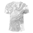 thumbnail image 5 of Camisas de Manga Larga para Hombres Blusa de Cuello Redondo de Impresión Cómoda, Camisa Casual de Poliéster para Uso Diario, de Fiesta Y de Primavera de Verano, 5 of 5