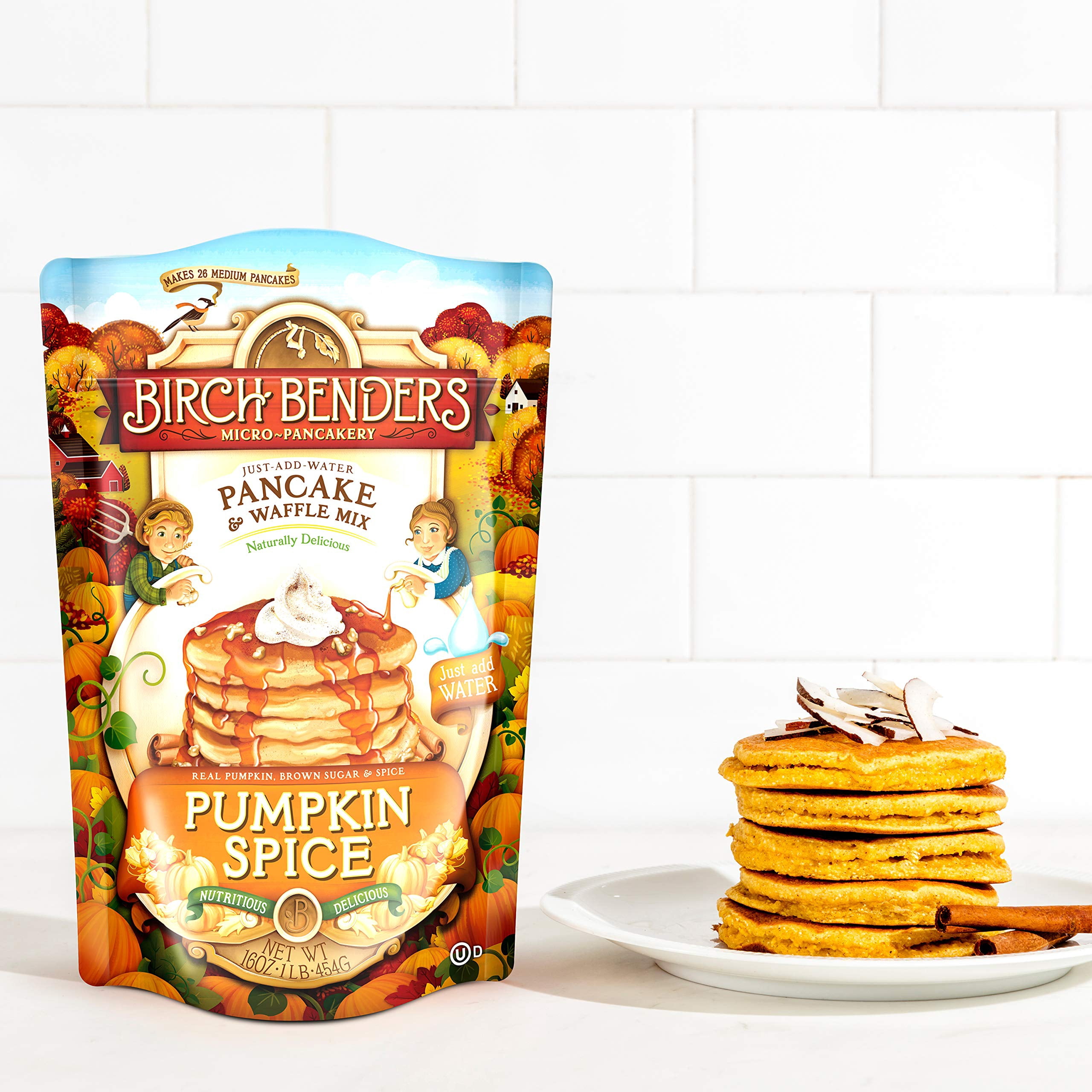 Birch Benders Pumpkin Spice Pancake & Waffle Mix, 16 oz