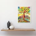thumbnail image 2 of The Sermon On The Mount Jesus Folk Art Bible Art Print Framed Poster Wall Decor 12x16 inch, 2 of 5