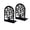 A, variant on A L Shaped Metal Bookends For Shelves Tree Design Decorative Book Stopper For Home Office