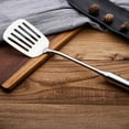 thumbnail image 4 of tssuouriy Home Kitchen Slotted Turner Spatula Stainless Steel Cooking Utensil Hollow Heat Resistant Handle, 4 of 9