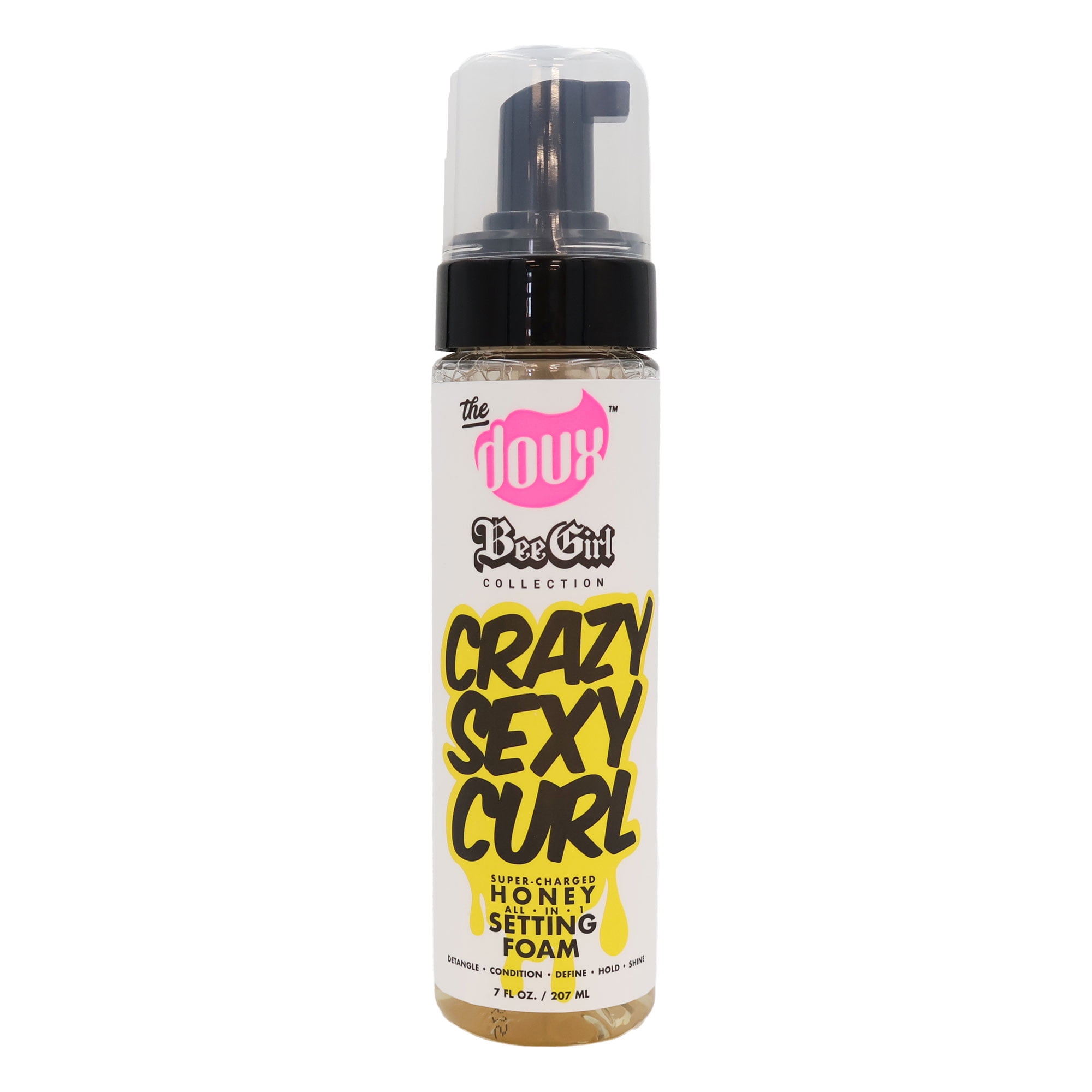 The Doux, Curl Styling Foam, Honey 7 oz, All-in-One Curl Definer