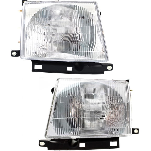 For 1997-2000 Toyota Tacoma Pair Head Lights Driver and Passenger Side 4WD TO2502120 TO2503120 | 81150-04090 81110-04090