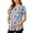 Blue3, variant on WAGUTH Women's Trendy Casual Print Maternity Tops Short Sleeve Double Layer Stretch Nursing Shirts Breastfeeding Tunic Blouses for Moms,Red,S