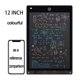thumbnail image 1 of 12Inch LCD Writing Tablet Electronic Digital Writing Colorful Screen Doodle Board Handwriting Paper Drawing Tablet Gift For Kids And Adults At Home School And Office, 1 of 5
