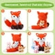 thumbnail image 5 of Set de Peluches HyDren Zorro 35 cm Mamá con 4 Zorritos, 5 of 7