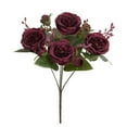 thumbnail image 2 of Artificial Flowers With Realistic Petal Details, Faux Plants For Lifelike Home Garden And Porch Window Decor, 2 of 5