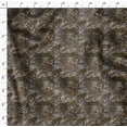 thumbnail image 4 of Soimoi Brown Velvet Fabric Leopard Animal Skin Printed Fabric 1 Yard 58 Inch Wide, 4 of 6