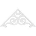 thumbnail image 4 of Ekena Millwork 36"W x 18"H x 1"P (12/12) Pitch Hurley Architectural Grade PVC Gable Pediment, 4 of 5