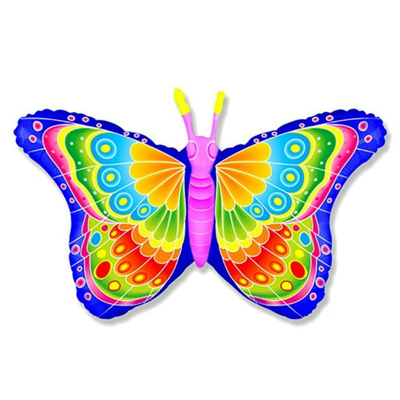 38 inch Butterfly Fuchsia Foil Mylar Balloon - Party Supplies Decorations