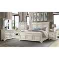 thumbnail image 3 of Bowery Hill Solid Acacia Wood 7-Drawers Bedroom Dresser in White, 3 of 11