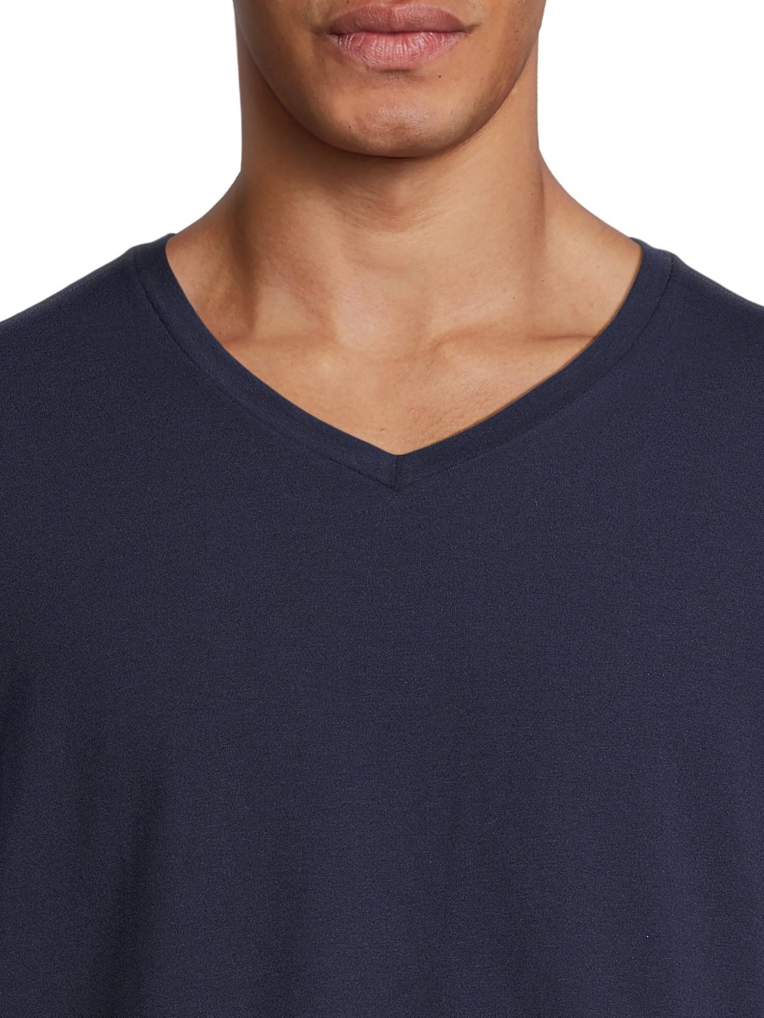 George Men’s & Big Men’s V-Neck Textured Short Sleeve Tee, Sizes S-3XL