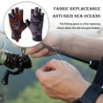 thumbnail image 3 of Eigraketly Guante de pesca de 2 piezas, elegante, transpirable, protección solar, antideslizante, de moda, absorbente de sudor, manopla de Pescar L/XL, 3 of 6