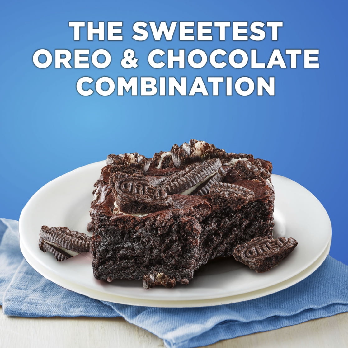 (6 pack) Betty Crocker OREO Brownie Mix, OREO Brownie Mix Topped With OREO Cookie Pieces, 13.6 oz
