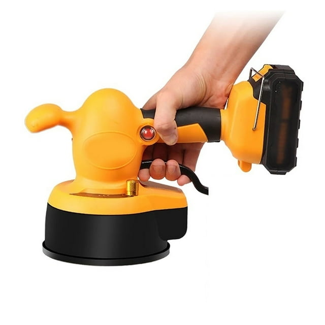 Rechargeable Ceramic Tile Machine 21V LED Lighting Tile Machine Tile Wall Tile Marble Vibrator With 1Pcs Battery ,Easy to Use