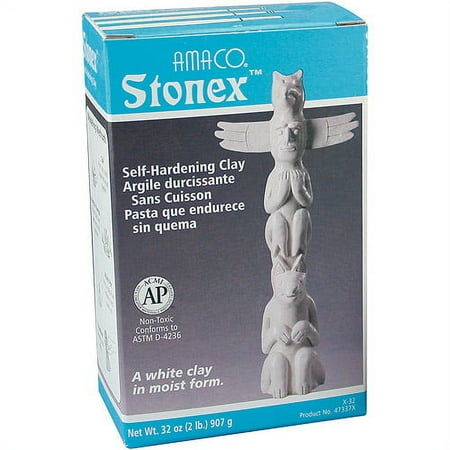 CLAY STONEX WHITE 2LB #X-32