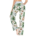 thumbnail image 5 of Ckdifva Shells Palm Trees Womens Sleep Pajama Pants Waistband Lounge Sleepwear Pjs Sweatpants Yoga Pants, 5 of 7