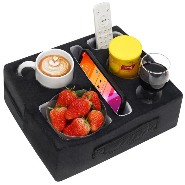 Almohada Caddy G GOOD GAIN para sofá, impermeable, color negro