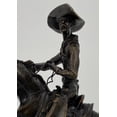 thumbnail image 6 of “COWBOY” American Bronze Handmade Sculpture by Frederic Remington medium size 12.5"H x 14"L x 6.5"W, 6 of 6