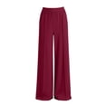 thumbnail image 6 of Besolor Womens Wide Leg Pants Elastic High Waisted Casual Loose Loungewear Workout Athletic Gym Yoga Trousers, 6 of 6